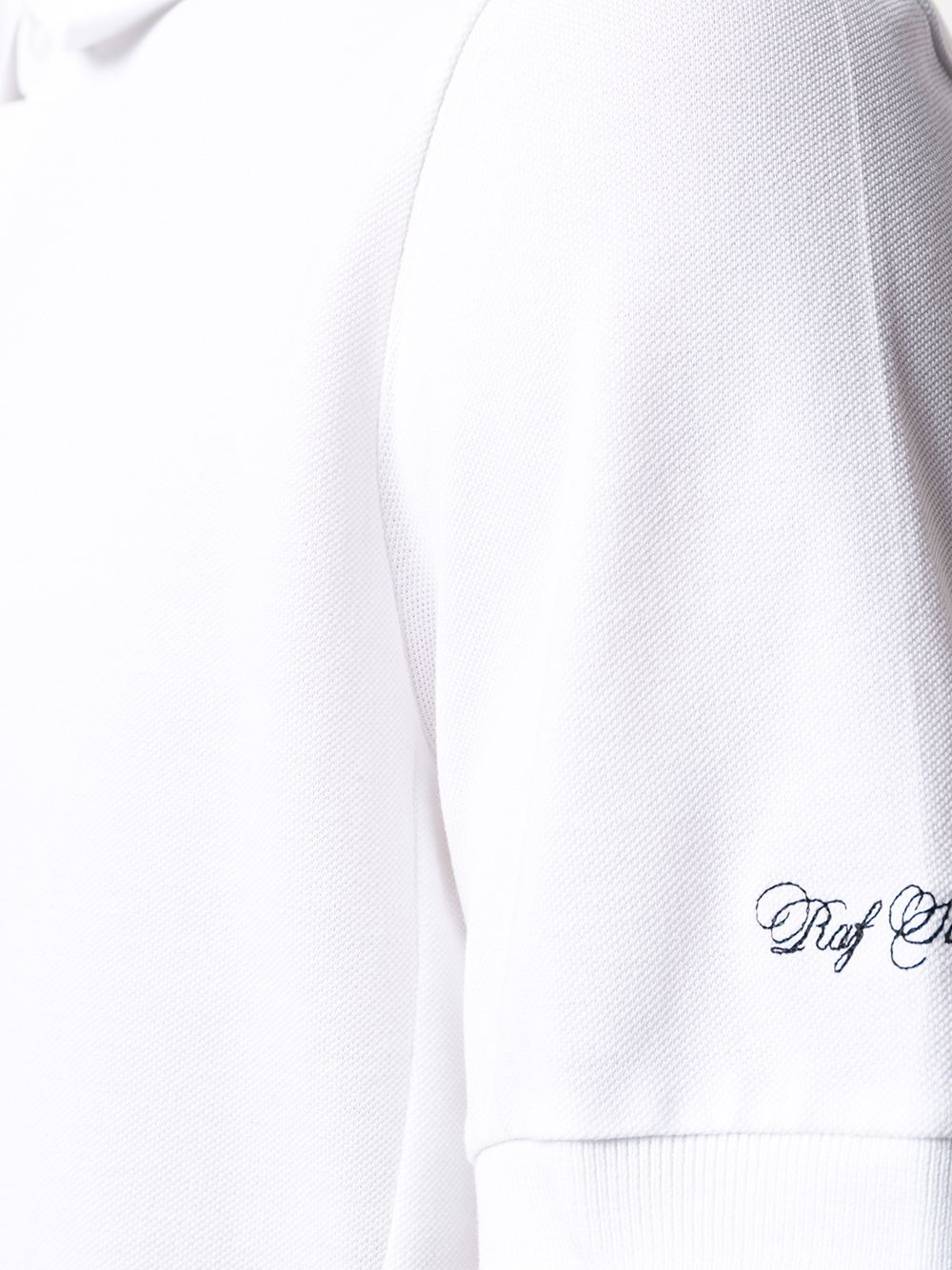 фото Raf simons x fred perry embroidered logo polo shirt