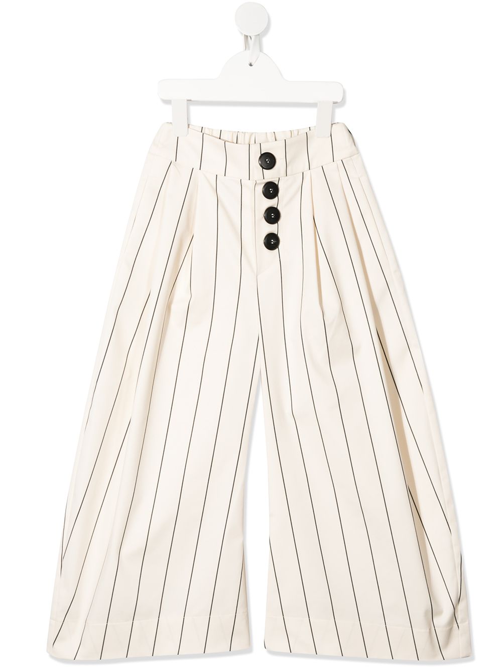 фото Unlabel striped wide-leg trousers