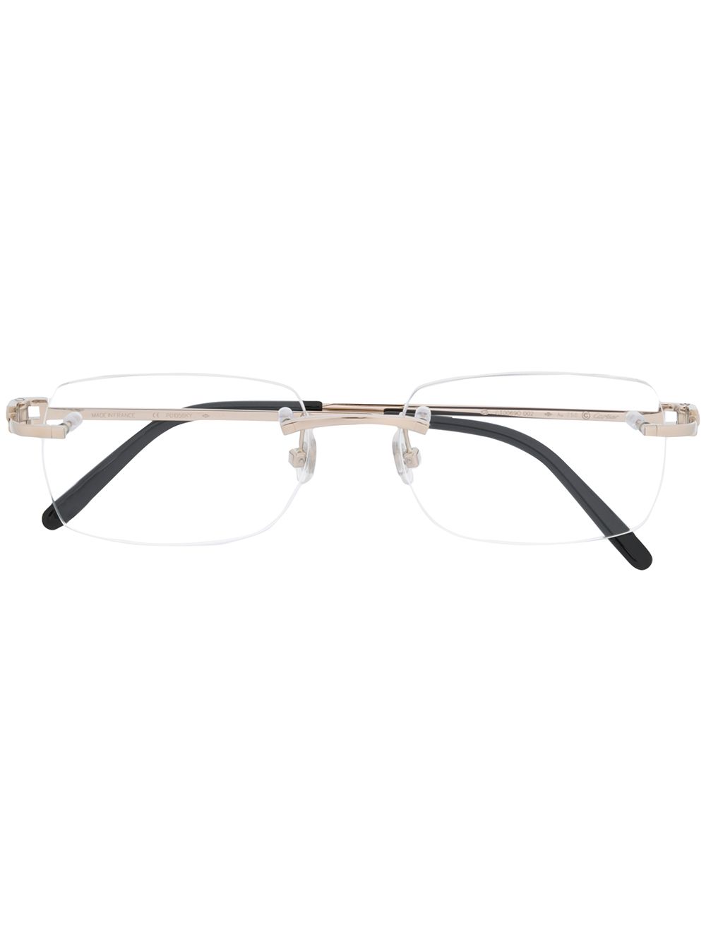 фото Cartier eyewear очки в прямоугольной оправе