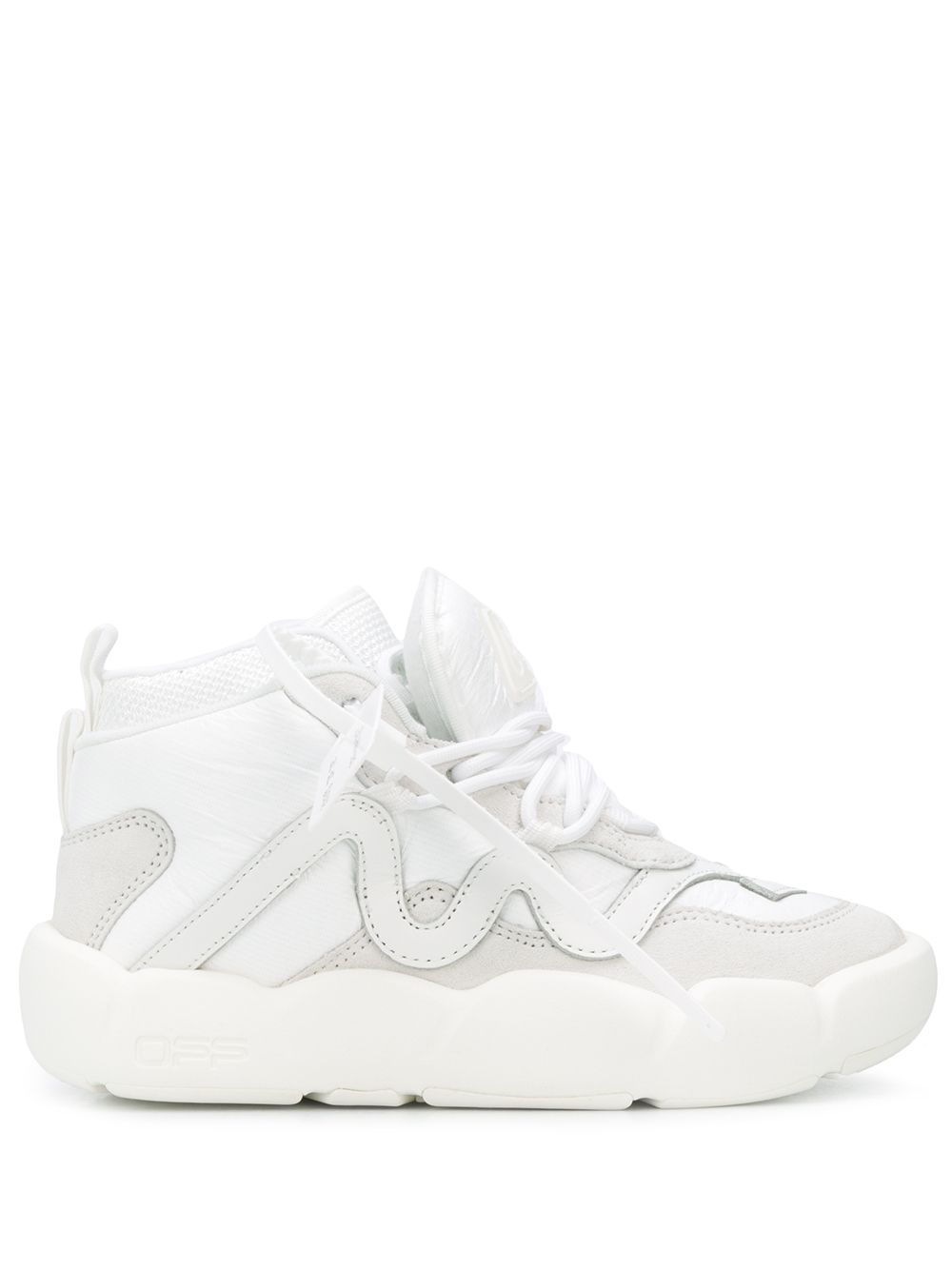 фото Off-white высокие кроссовки