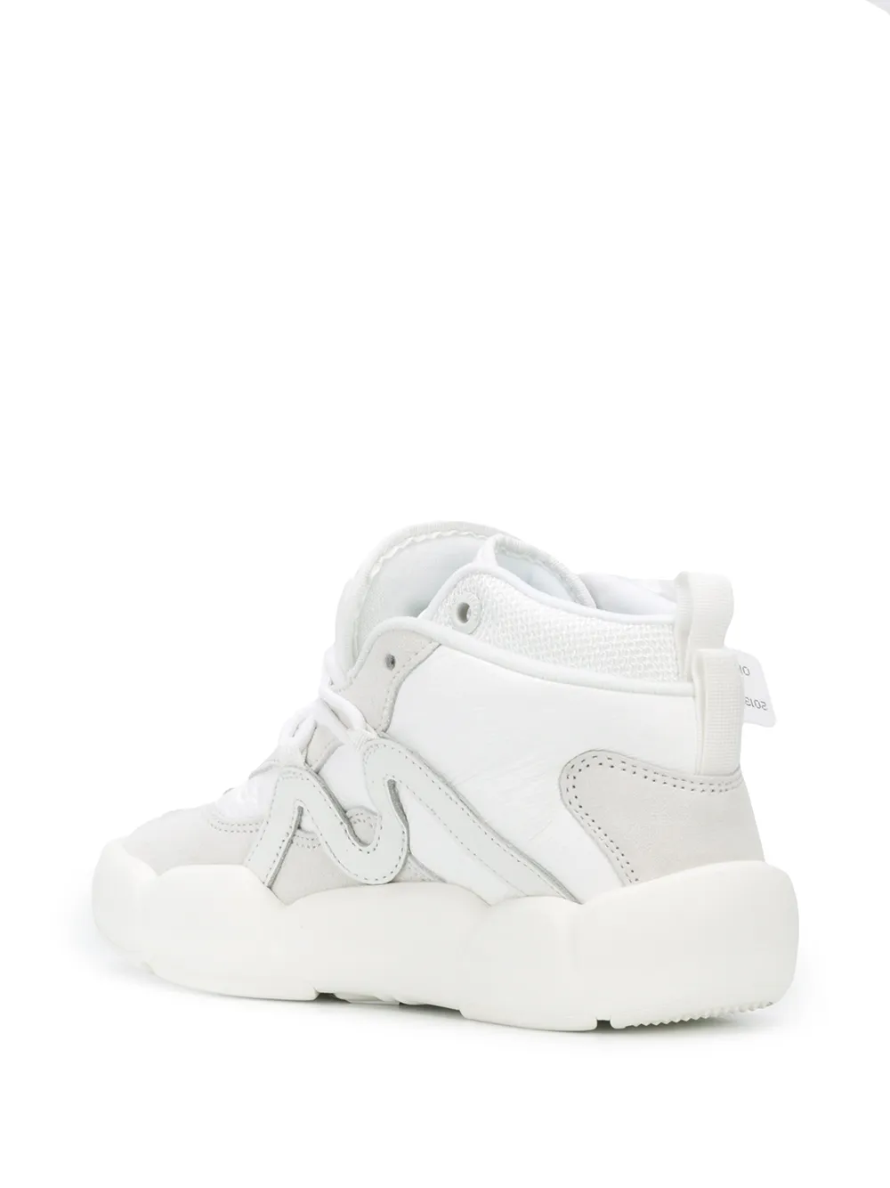 фото Off-white высокие кроссовки