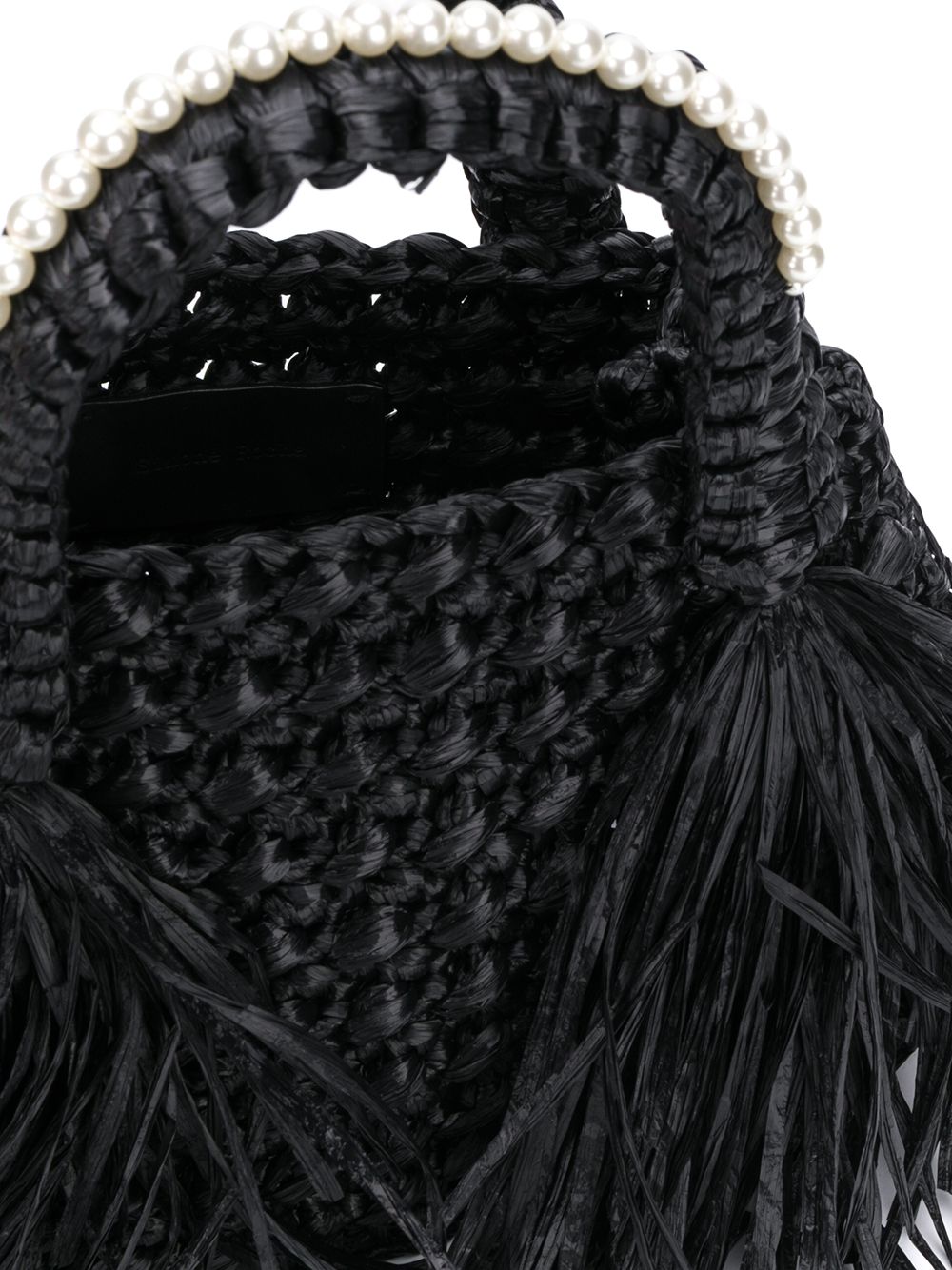 фото Simone rocha сумка-тоут с плетеной отделкой