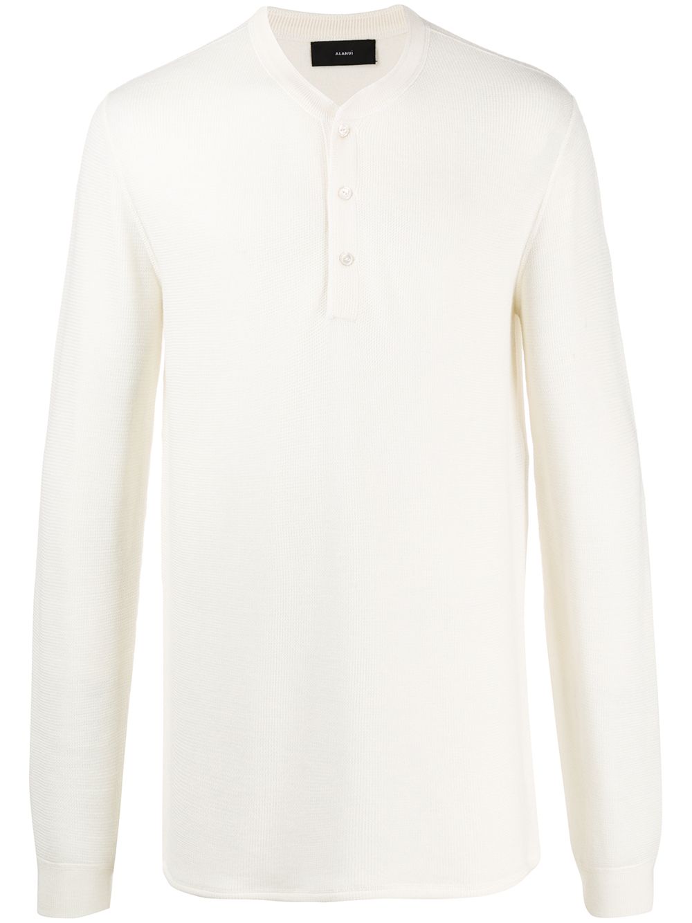 фото Alanui cashmere buttoned neck jumper