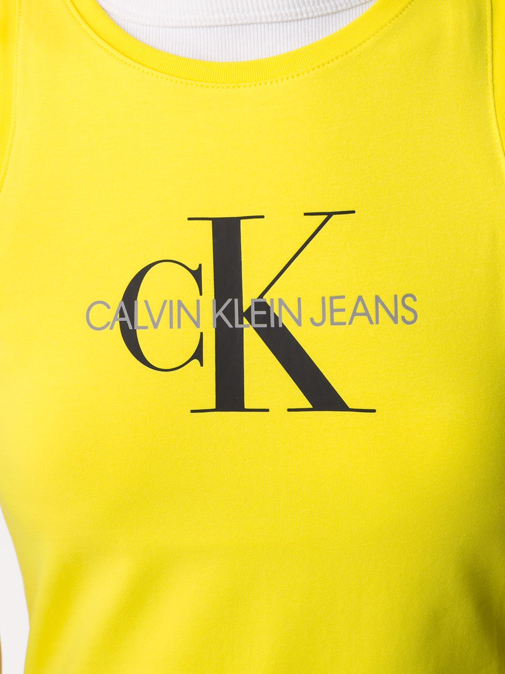 фото Calvin klein jeans платье мини без рукавов с логотипом