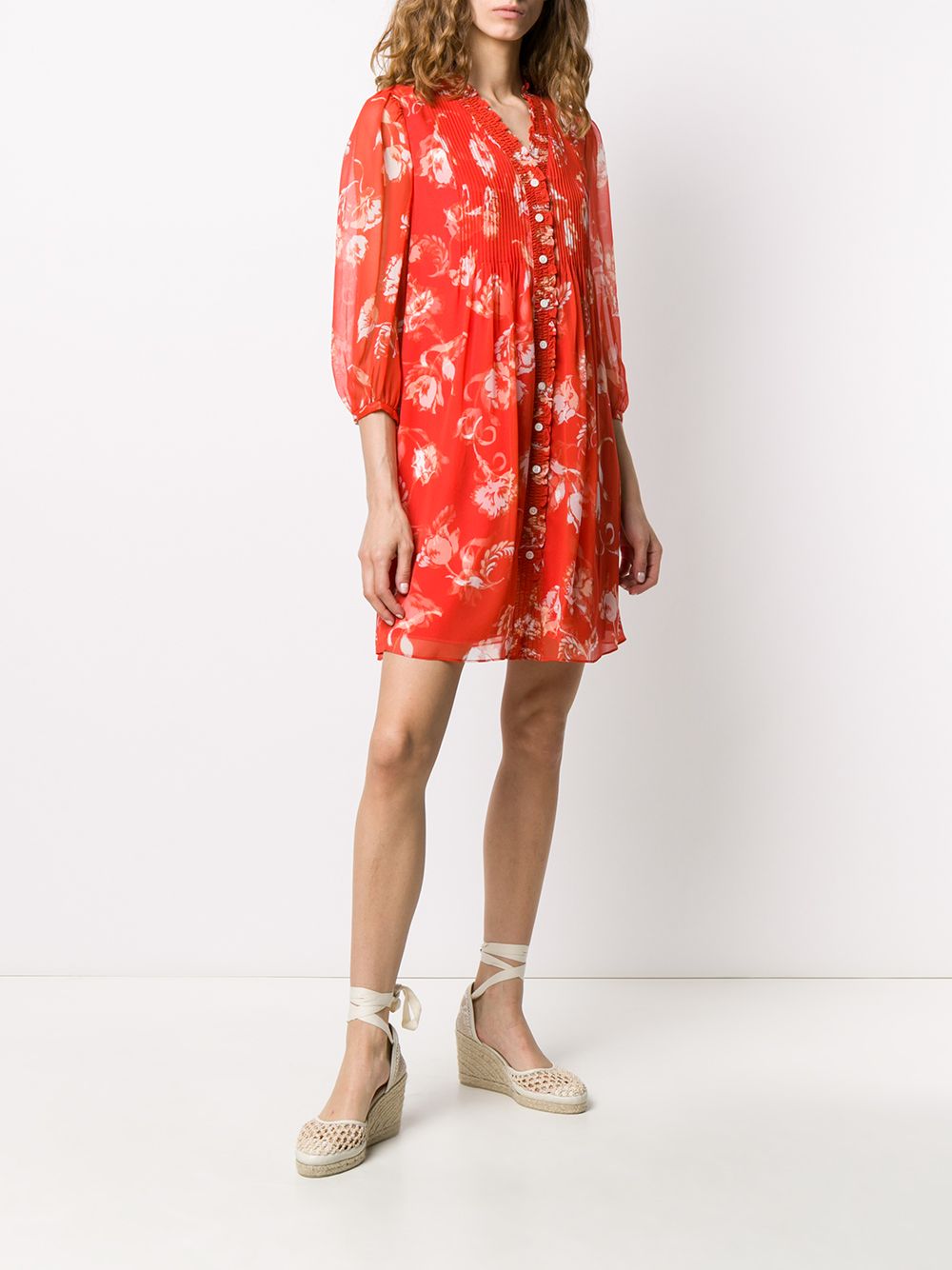 фото Dvf diane von furstenberg floral print dress