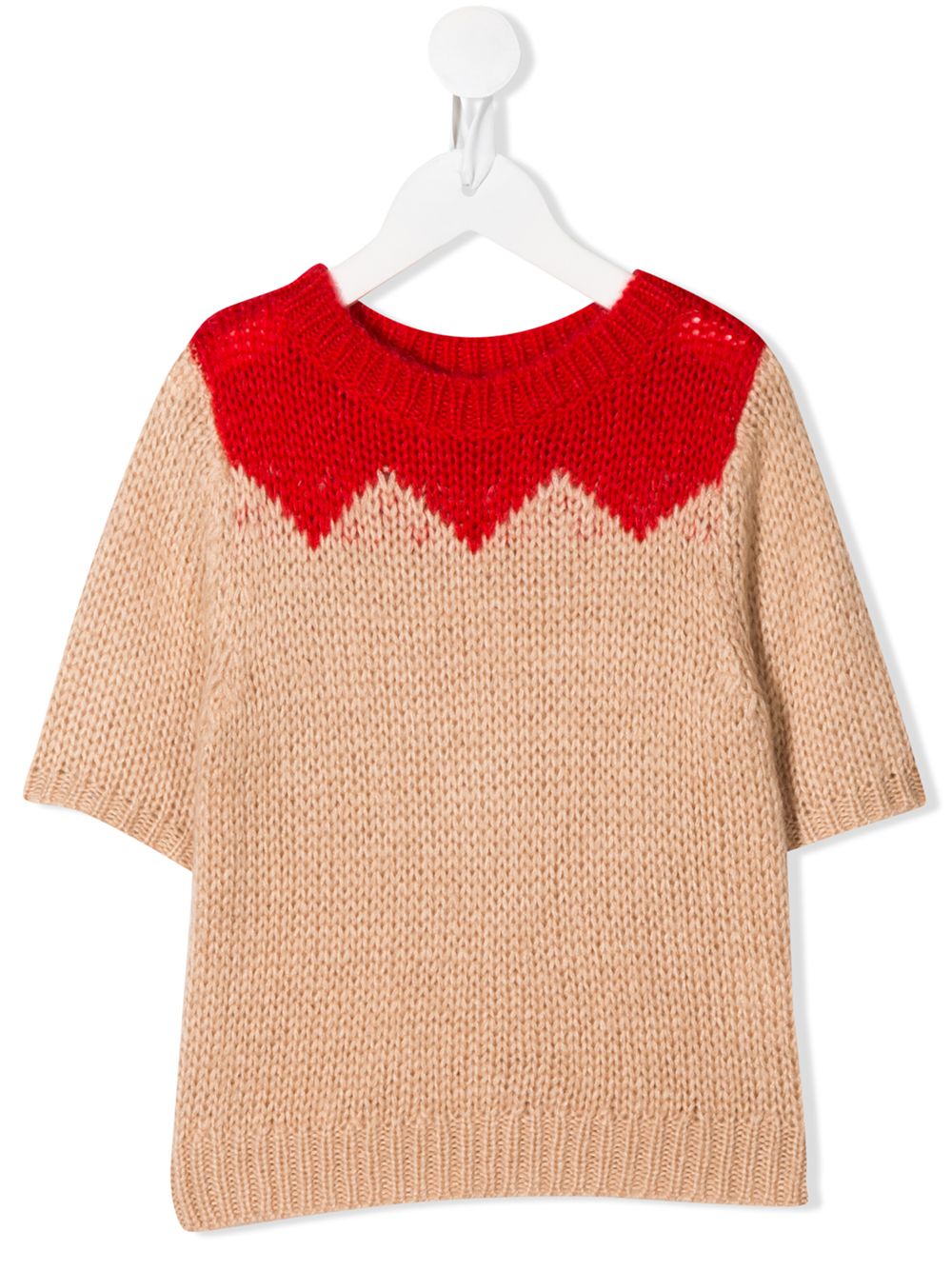 фото Longlivethequeen two-tone intarsia jumper