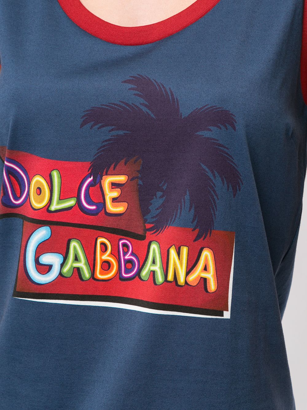 фото Dolce & gabbana топ с логотипом