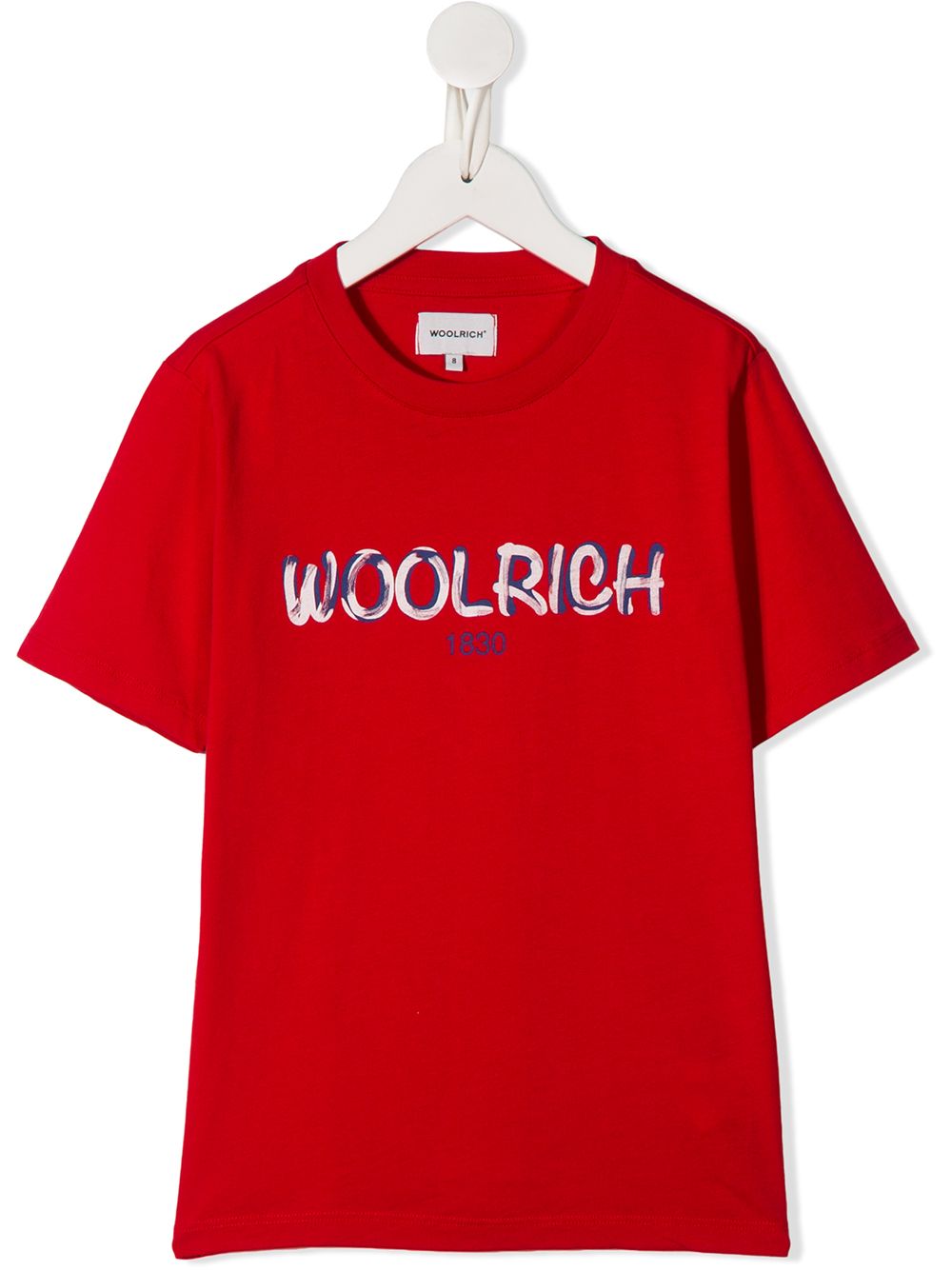 фото Woolrich kids футболка свободного кроя с логотипом