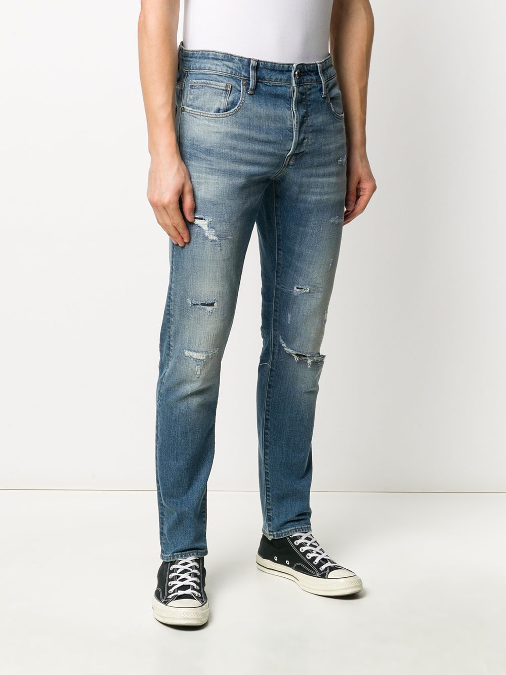 фото G-star raw узкие джинсы с заниженной талией