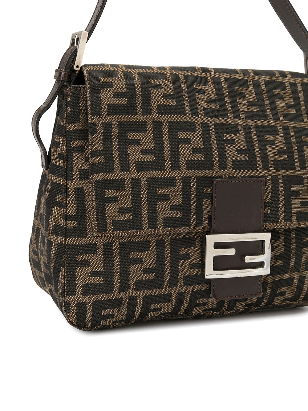 фото Fendi pre-owned сумка на плечо mamma baguette с узором zucca