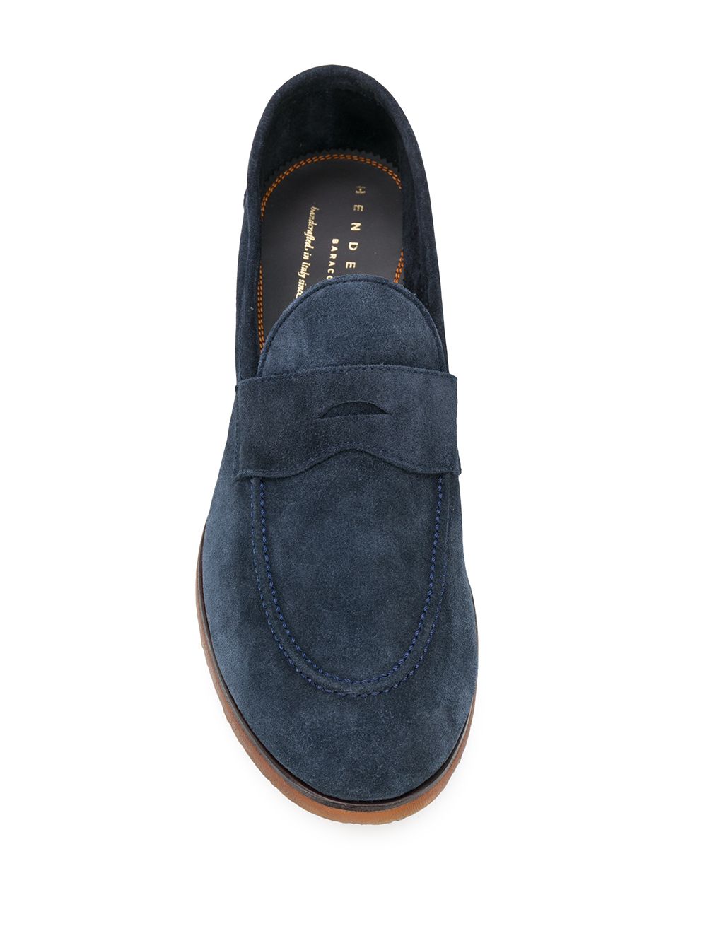 фото Henderson baracco contrast sole loafers