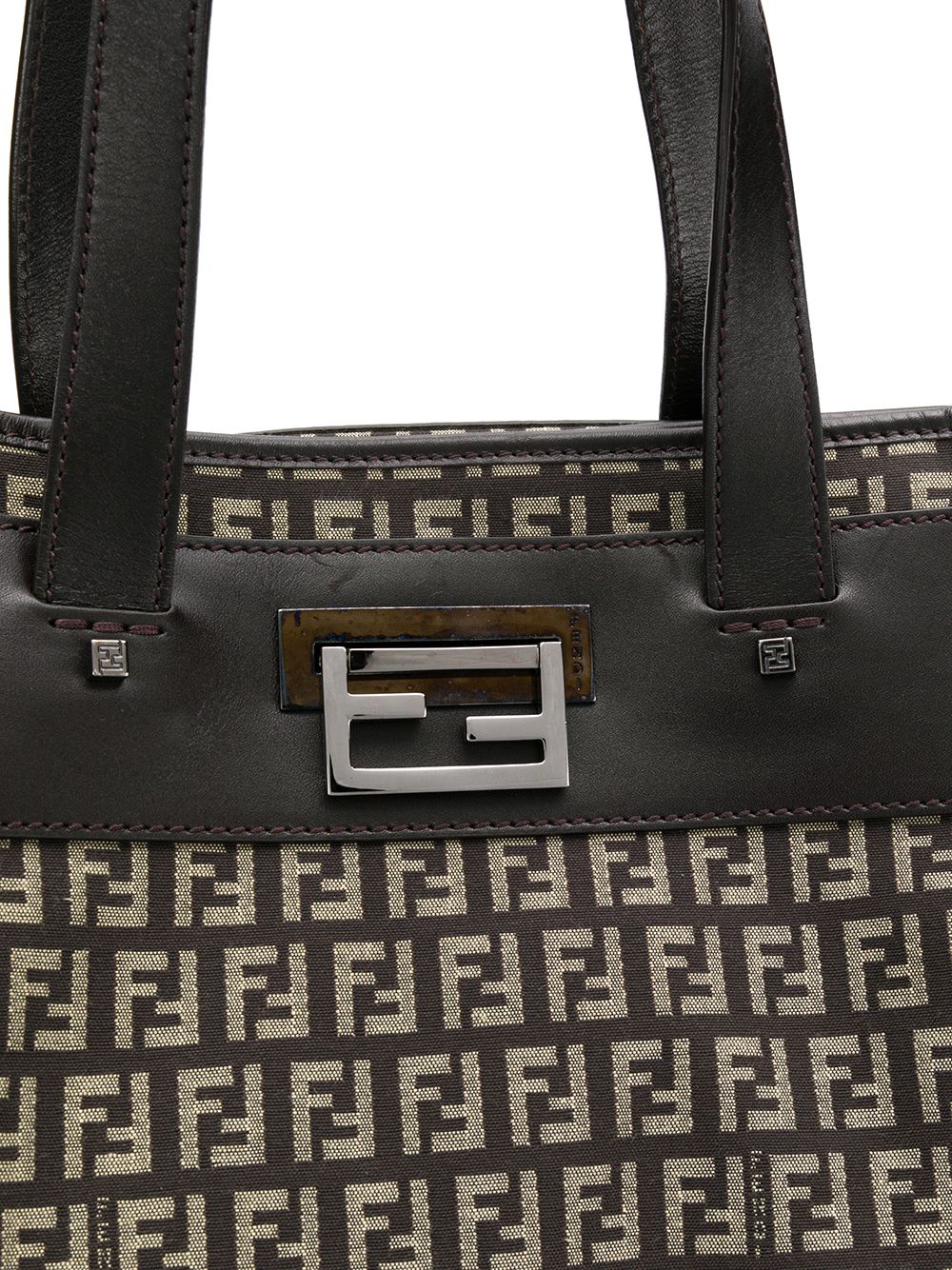 фото Fendi pre-owned сумка-тоут с узором ff