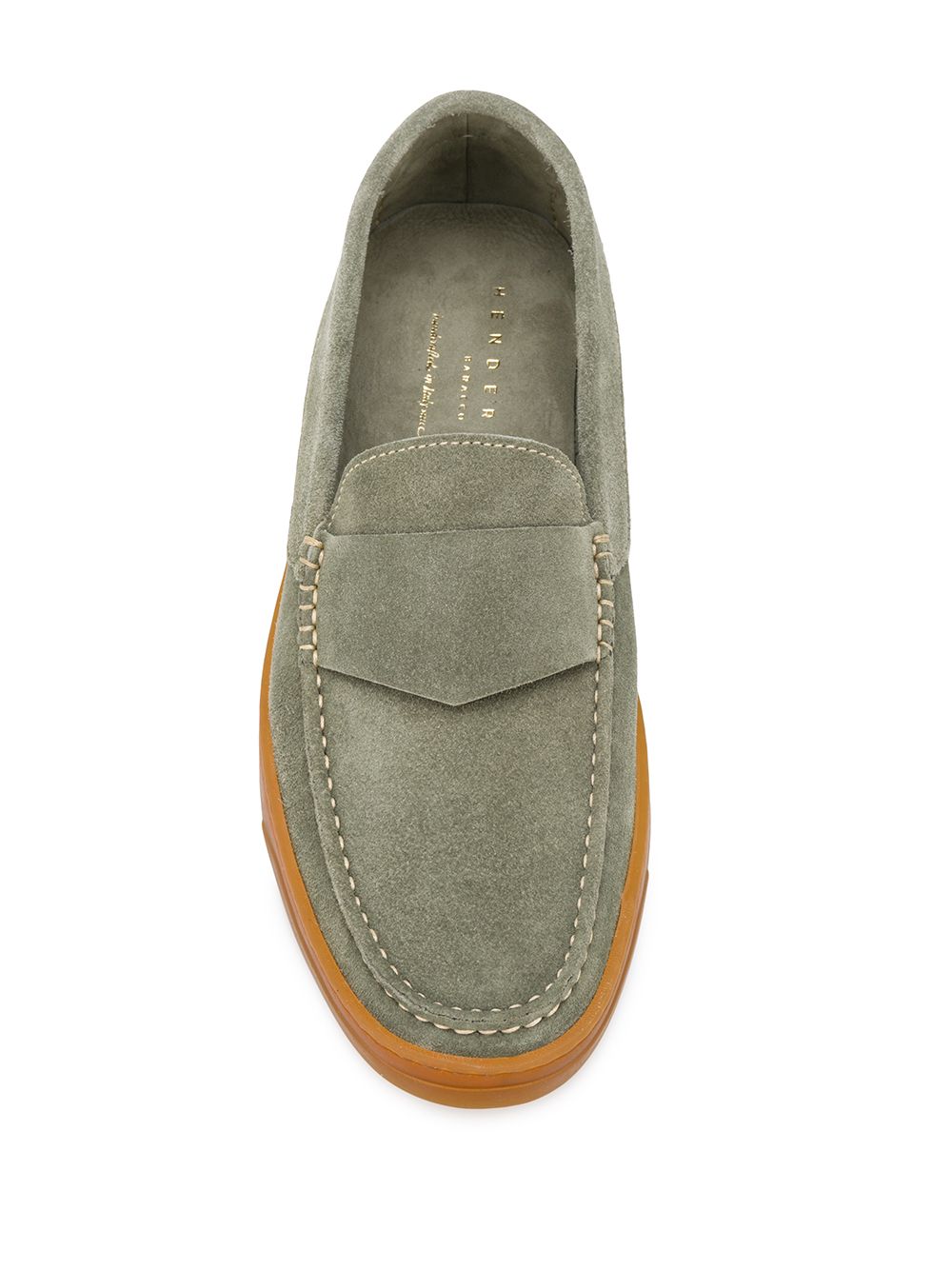 фото Henderson baracco contrast stitch loafers