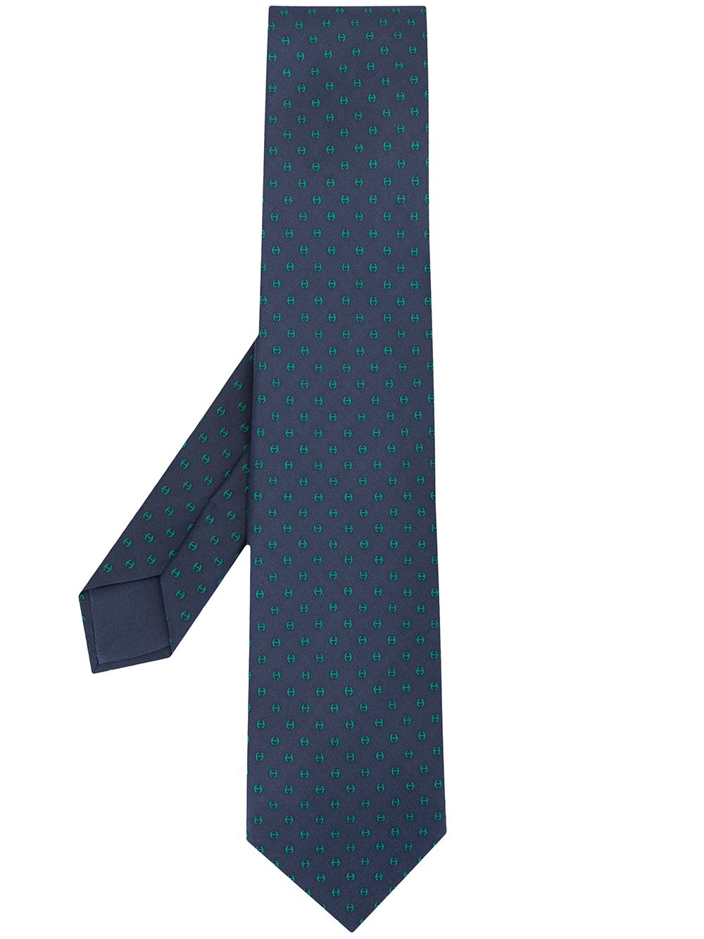 фото Hermès галстук с принтом