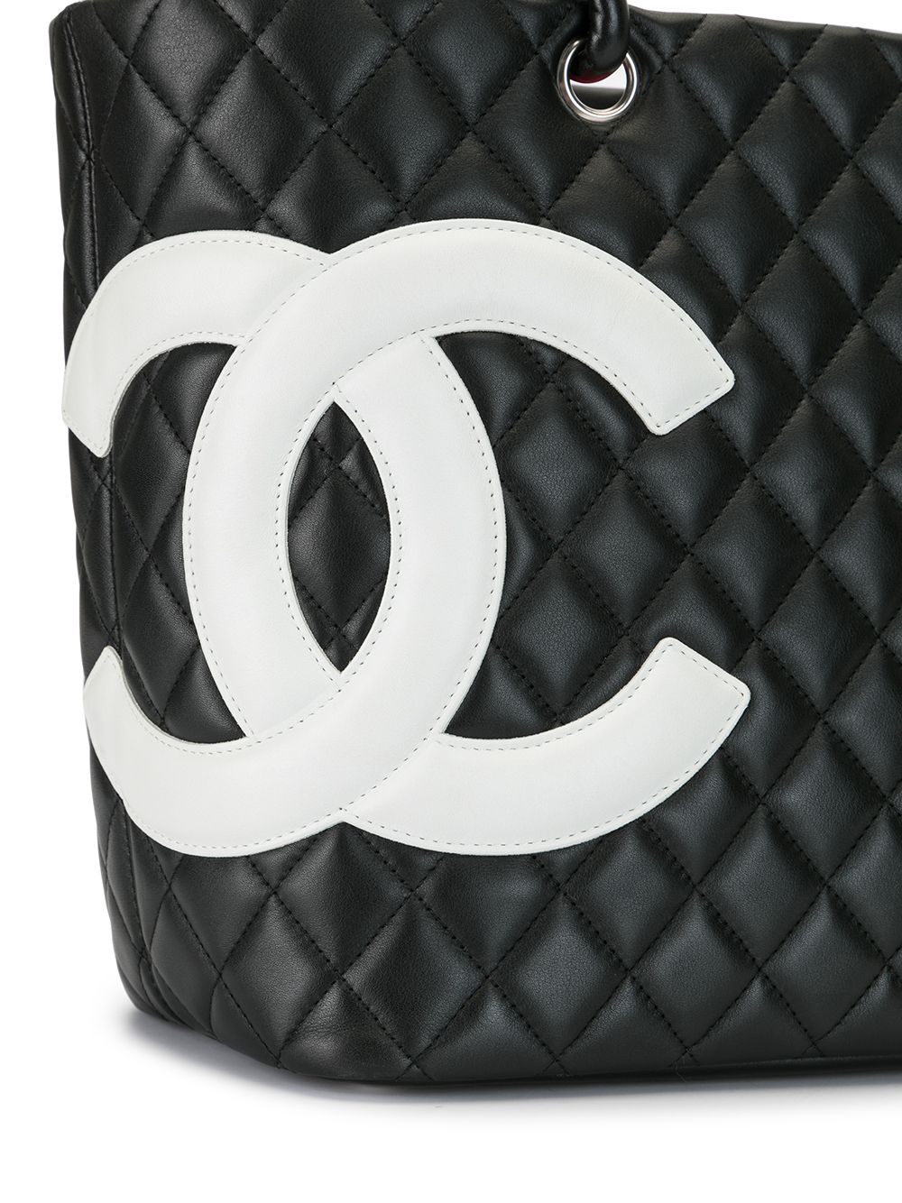 фото Chanel pre-owned сумка-тоут cambon 2006-го года с логотипом сс