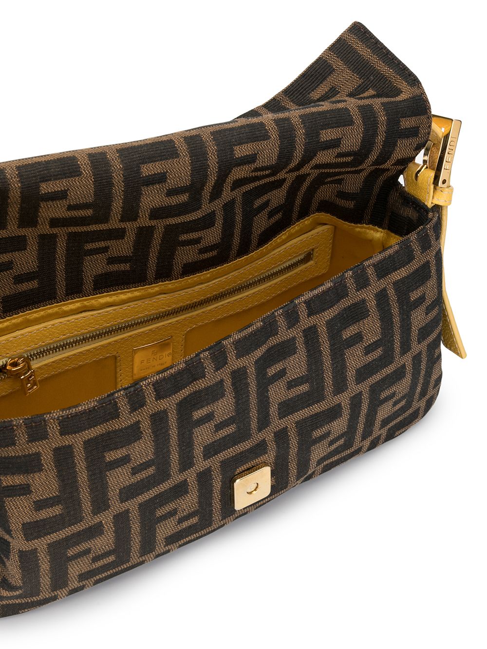 фото Fendi pre-owned сумка mamma baguette с узором zucca