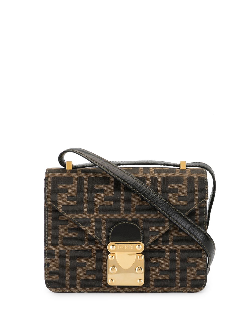 фото Fendi pre-owned сумка на плечо с узором zucca