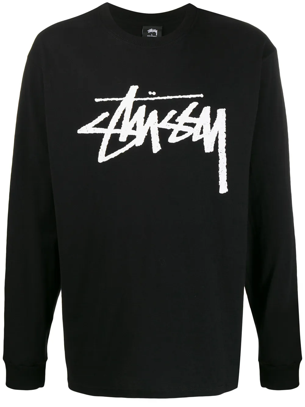 фото Stussy толстовка с длинными рукавами и логотипом