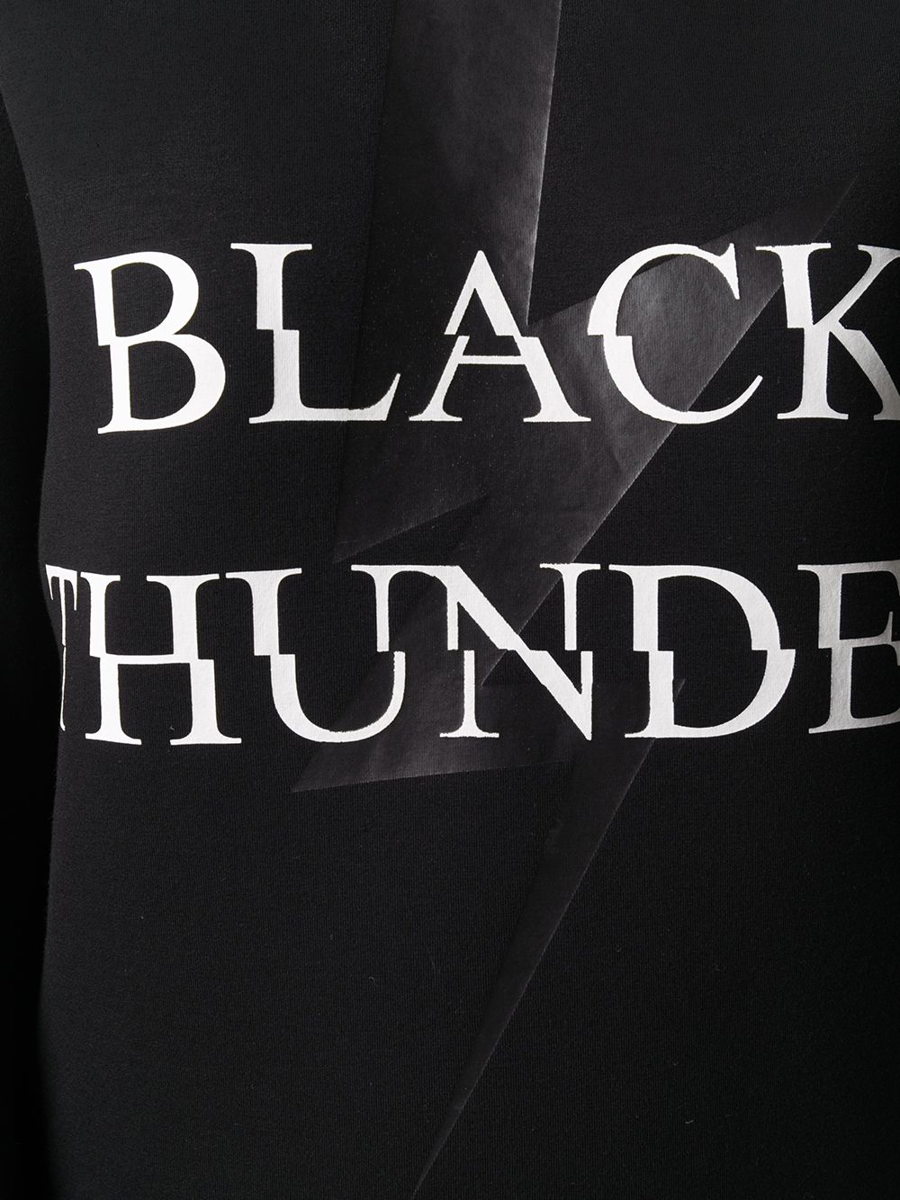 фото Neil barrett толстовка с принтом black thunder