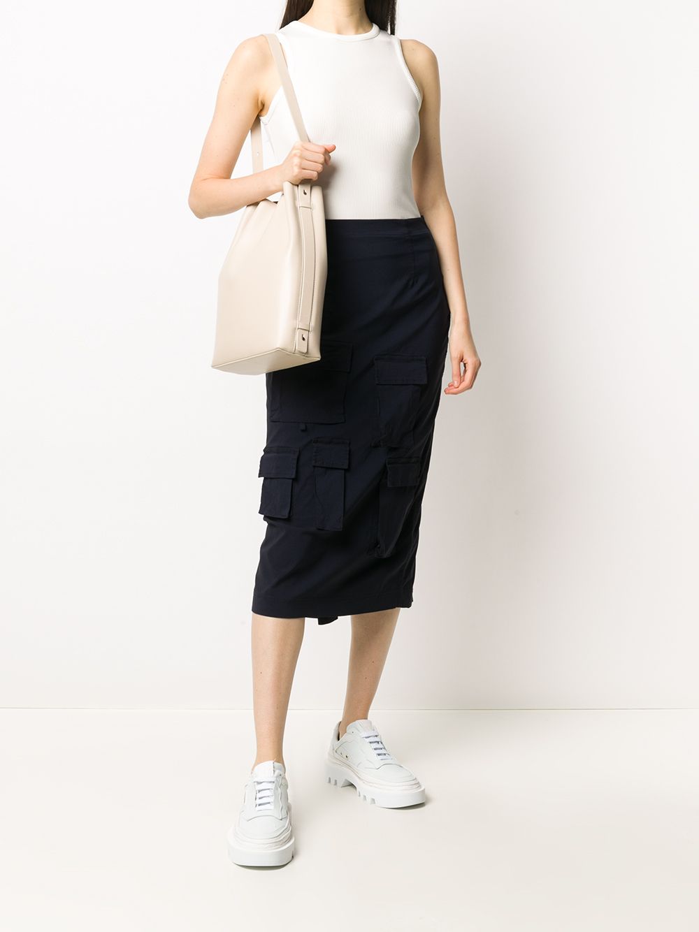 фото Rundholz multi-pocketed midi skirt