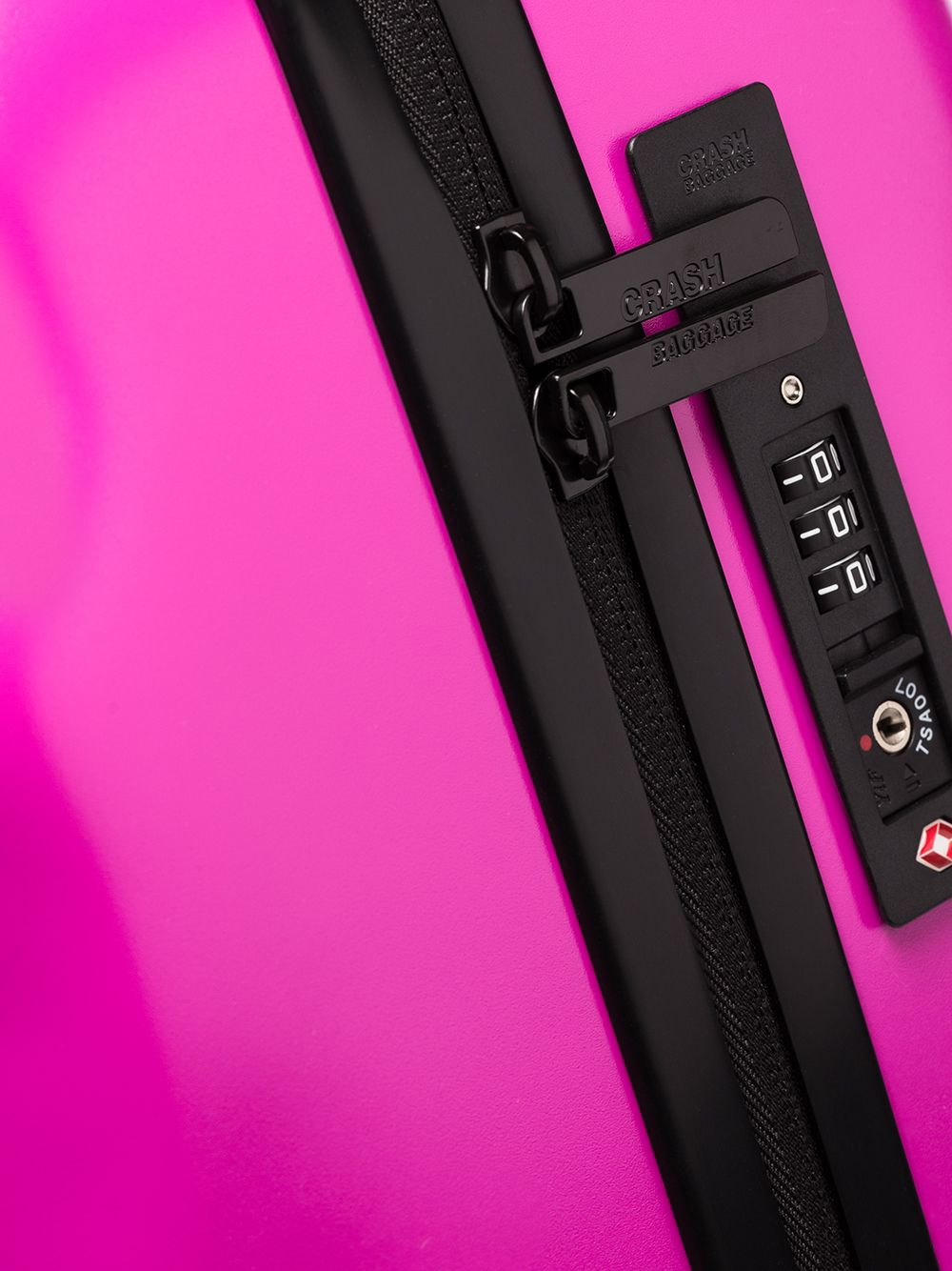 фото Crash baggage pink icon rolling cabin bag