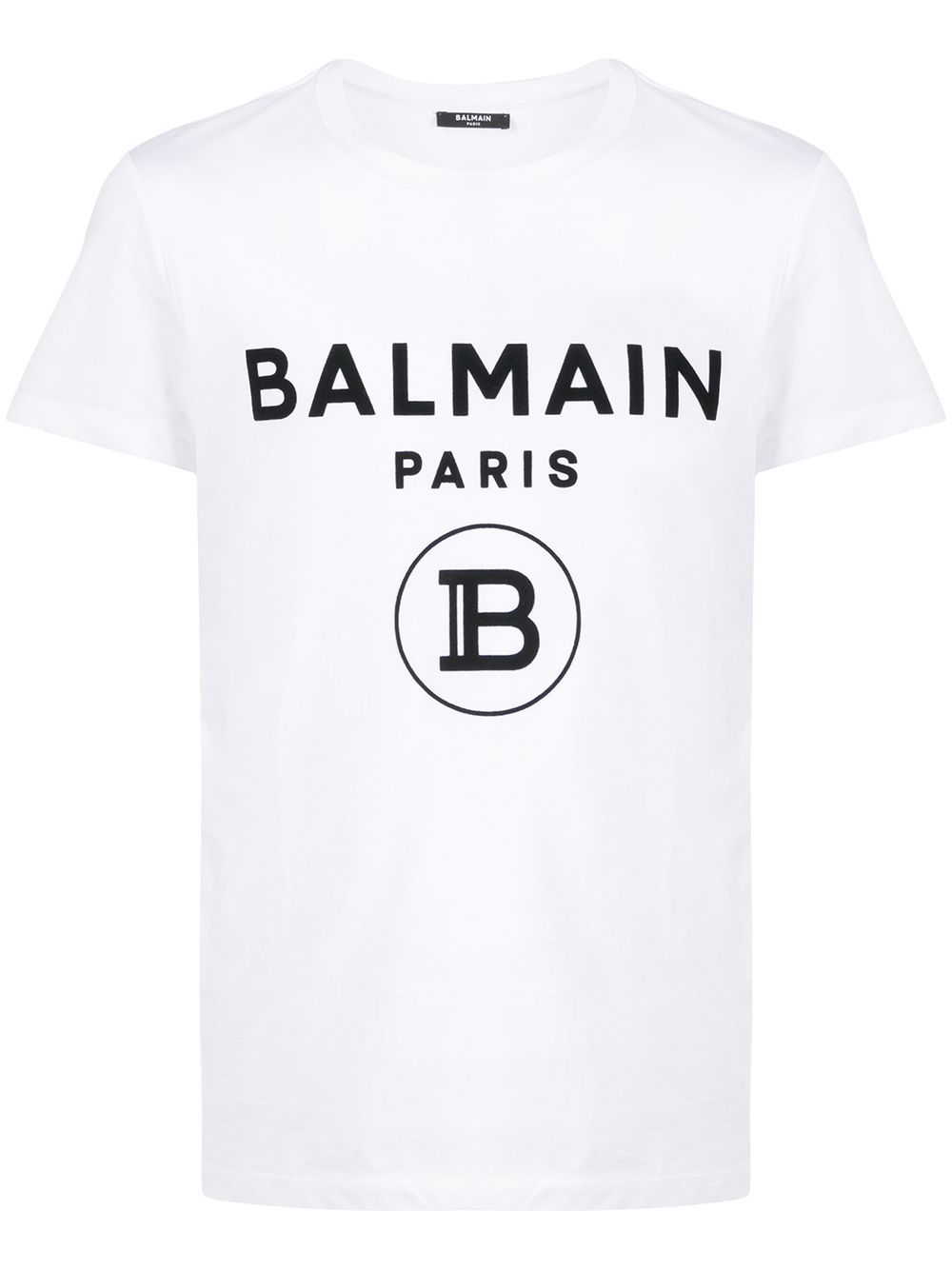 фото Balmain футболка с фактурным логотипом