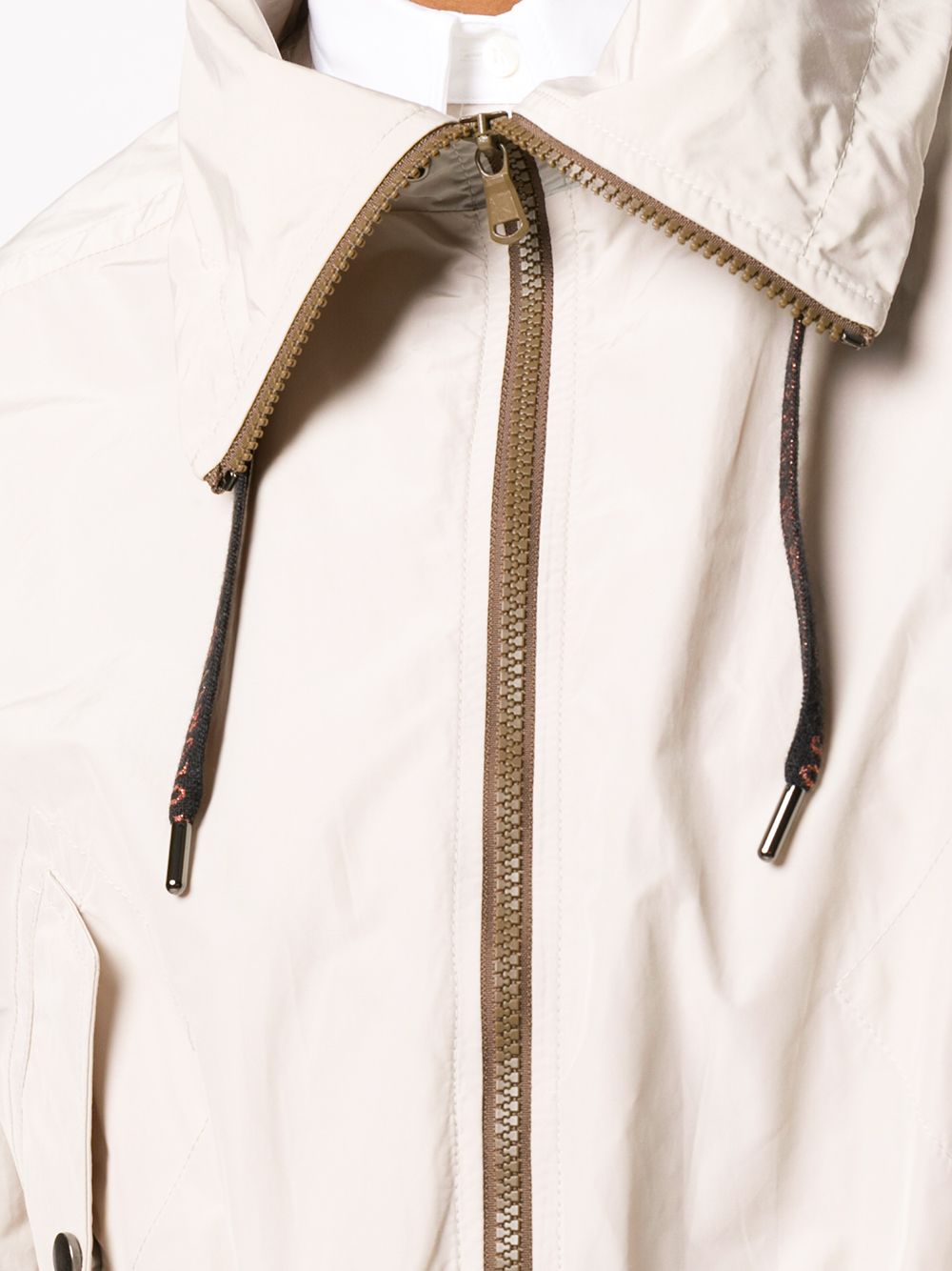 фото Brunello cucinelli легкая куртка с косым воротником
