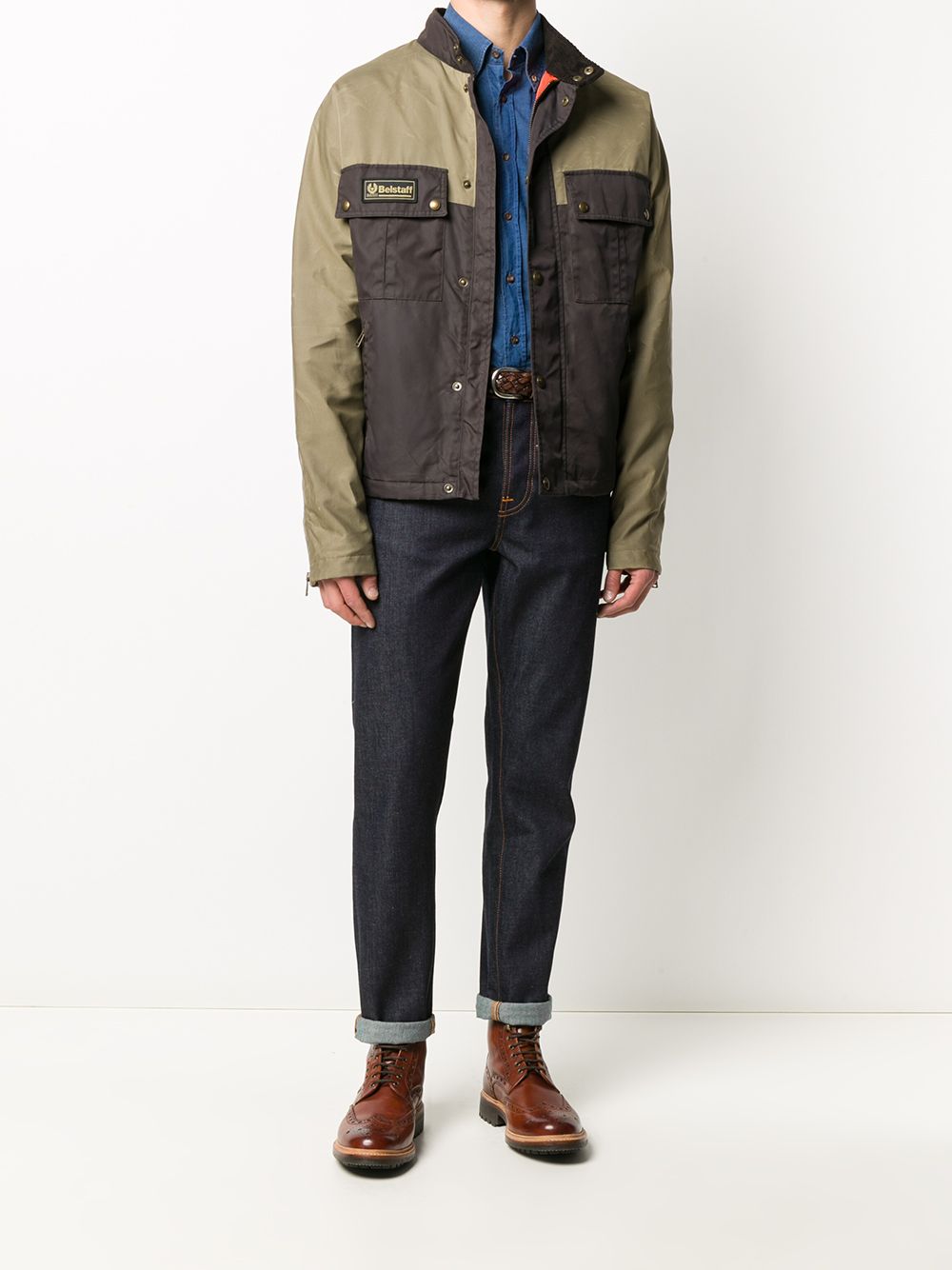 фото Belstaff instructor logo jacket