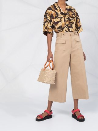 cropped safari trousers展示图