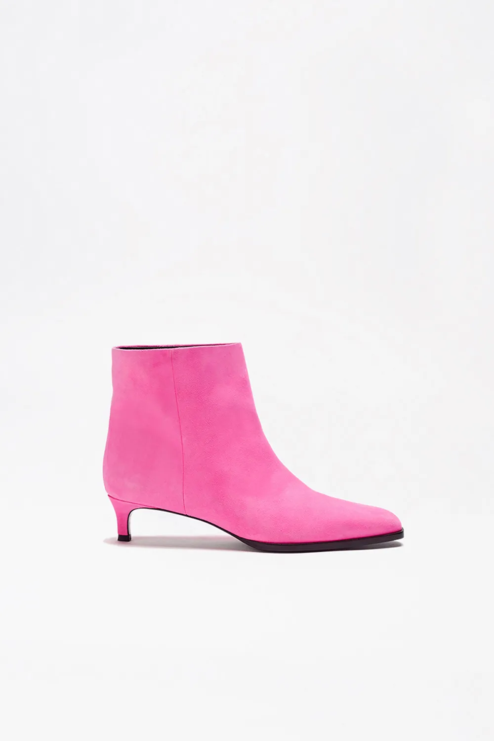 hot pink suede boots