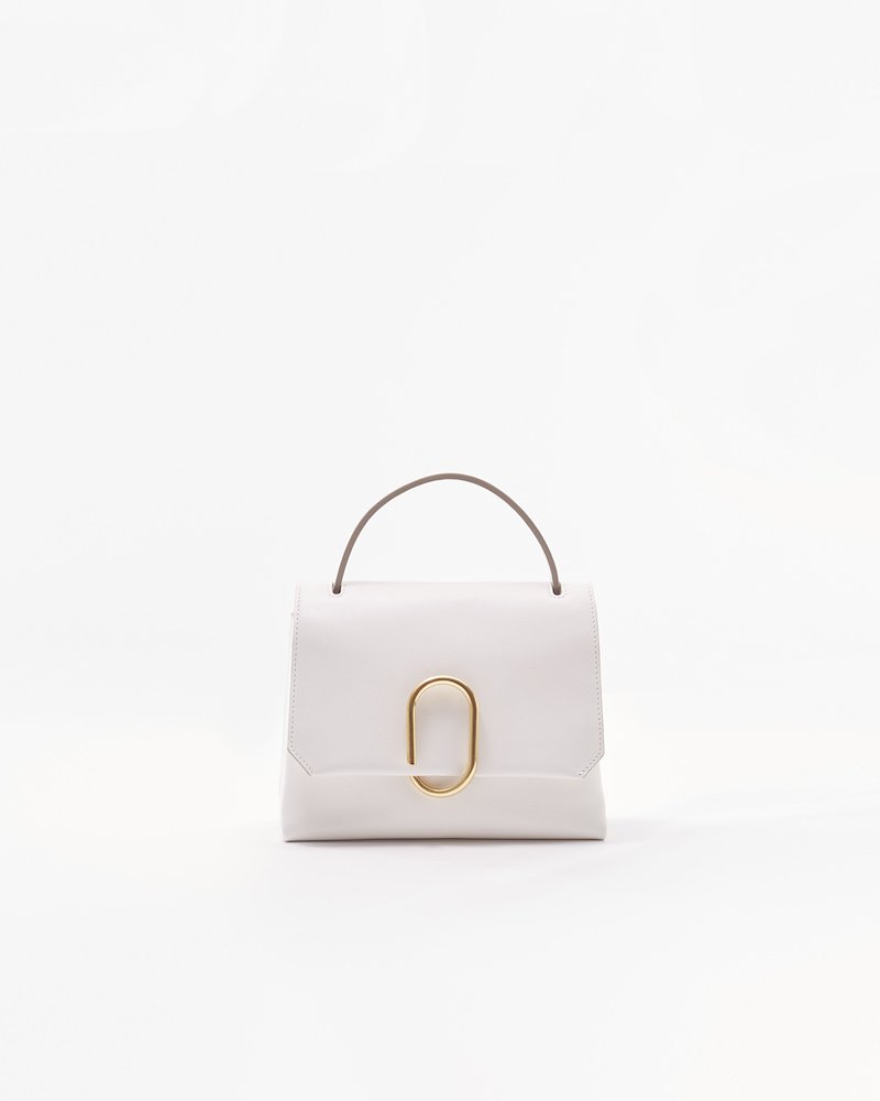 Alix Mini Top Handle Satchel-white #0 Alix Mini Top Handle Satchel, Antique white calf leather Alix Mini Top Handle Satchel from 3.1 Phillip Lim. - 0