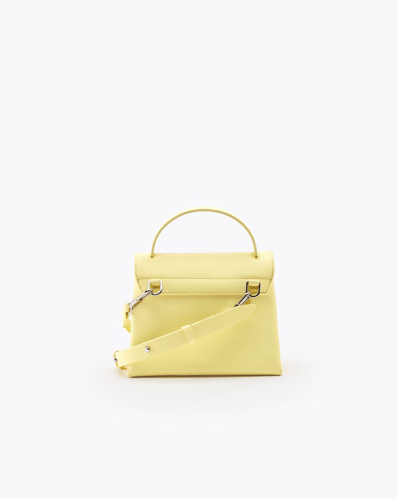 Alix Mini Top Handle Satchel-yellow #0 Alix Mini Top Handle Satchel, PINEAPPLE Furs & Skins->Calf Leather Alix Mini Top Handle Satchel from 3.1 Phillip Lim.- 2