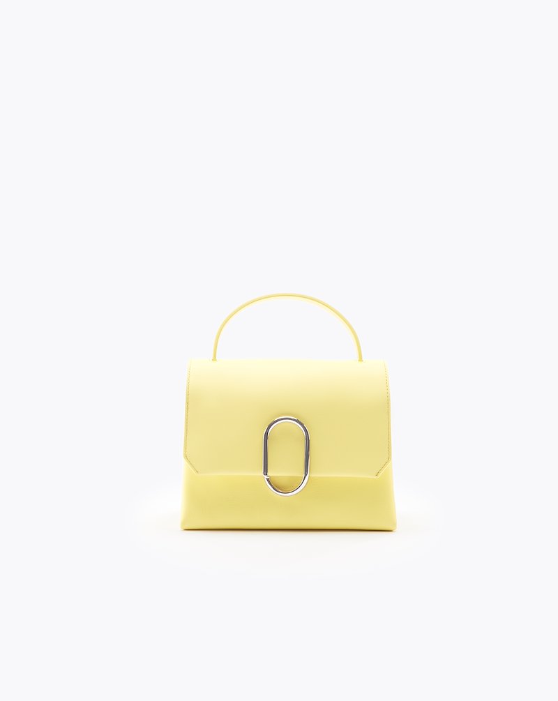 Alix Mini Top Handle Satchel-yellow #0 Alix Mini Top Handle Satchel, PINEAPPLE Furs & Skins->Calf Leather Alix Mini Top Handle Satchel from 3.1 Phillip Lim.- 0