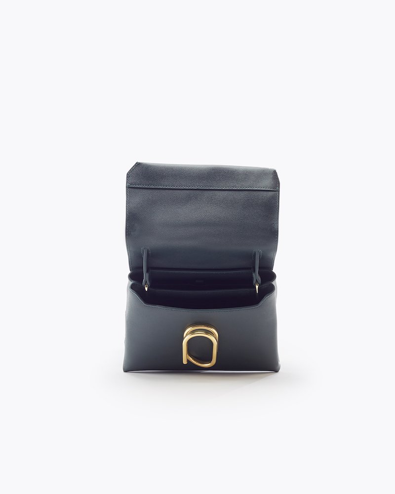 Alix Mini Top Handle Satchel-blue #1 Alix Mini Top Handle Satchel, PETROL Synthetic->Acrylic Alix Mini Top Handle Satchel from 3.1 Phillip Lim.- 3