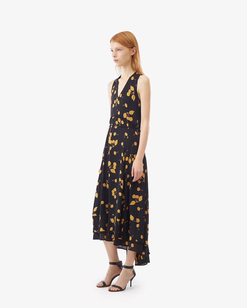 Cerise Print Sleeveless Maxi Dress-black #1 Cerise Print Sleeveless Maxi Dress, Black & gold Cerise Print Sleeveless Maxi Dress from 3.1 Phillip Lim. - 1
