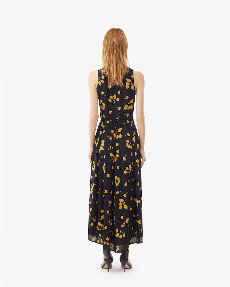 Cerise Print Sleeveless Maxi Dress-black #0 Cerise Print Sleeveless Maxi Dress, Black & gold Cerise Print Sleeveless Maxi Dress from 3.1 Phillip Lim. - 2