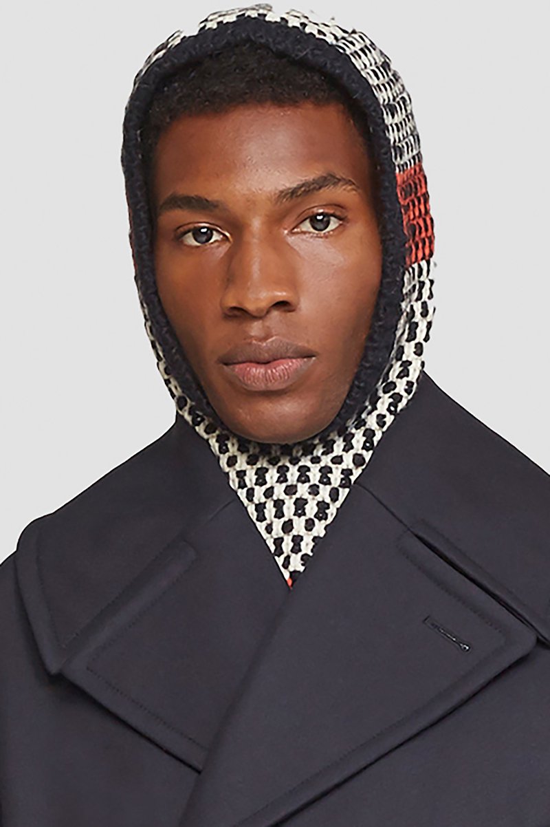 Chevron Jacquard Balaclava-grey #1 Chevron Jacquard Balaclava, null- 5