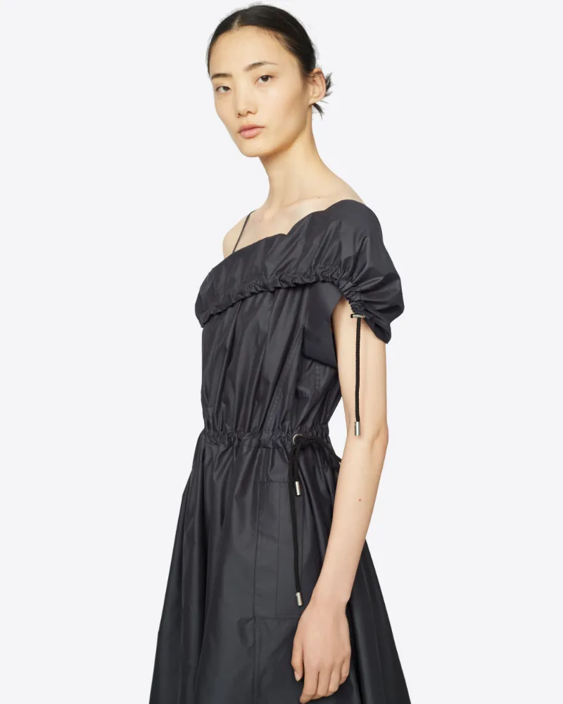 Off the shoulder utility dress best sale