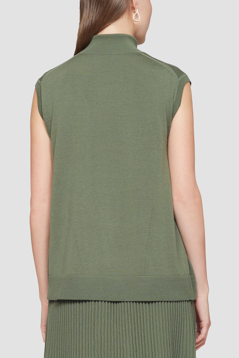 Convertible Tank Sweater-green #1 Convertible Tank Sweater, null- 3