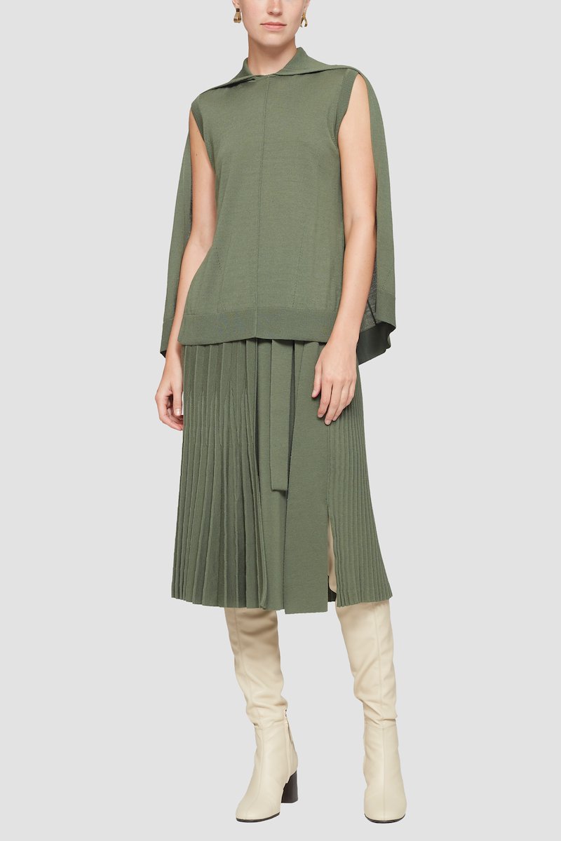 Convertible Tank Sweater-green #1 Convertible Tank Sweater, null- 5