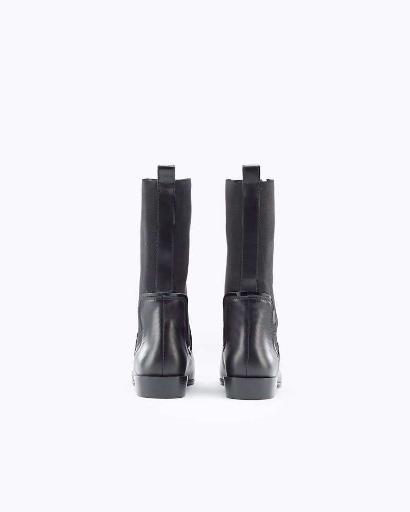elastic back long boots