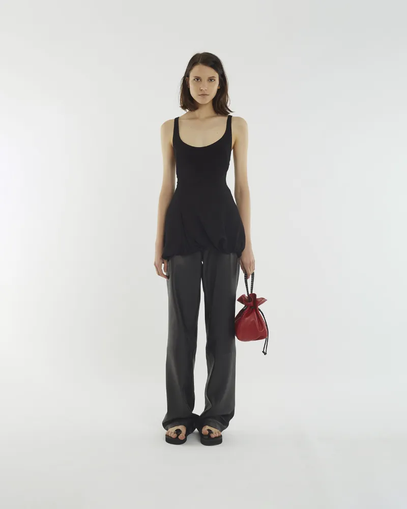 bubble hem tank top
