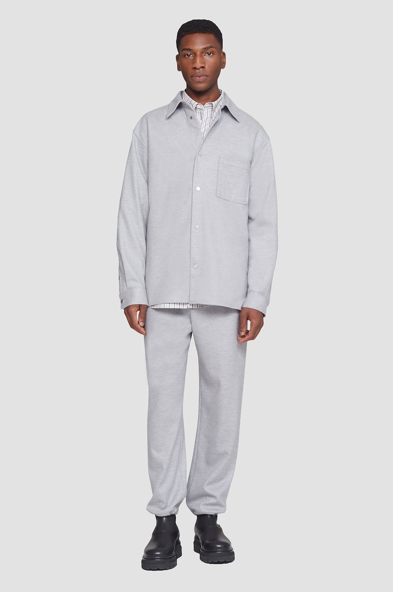 Flannel Shirt-grey #1 Flannel Shirt, null- 1
