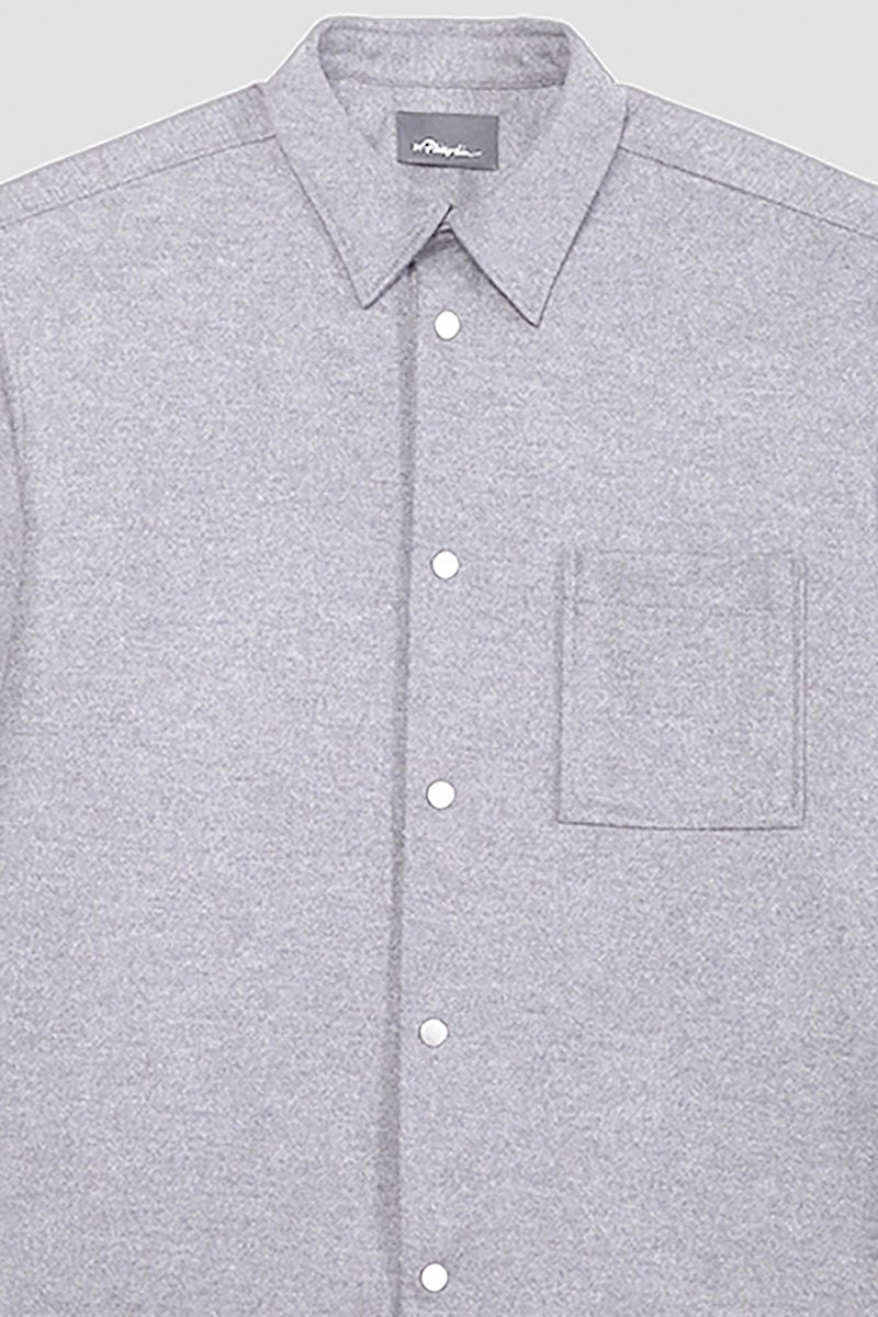 Flannel Shirt-grey #1 Flannel Shirt, null- 7