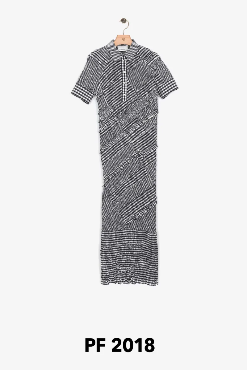 white fitted midi dress