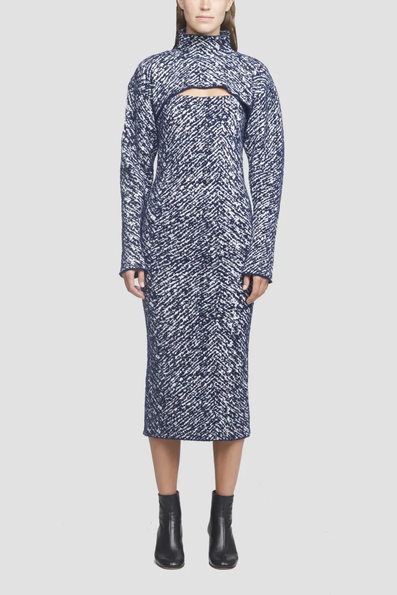 jacquard dress