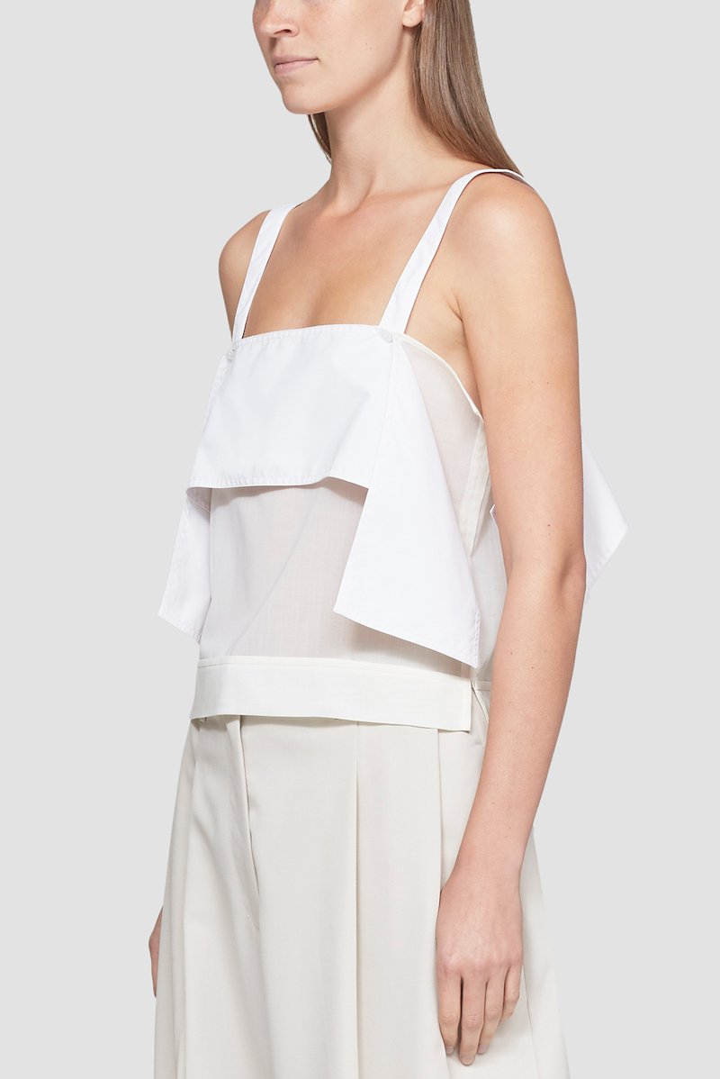 Layered Tank-white #0 Layered Tank, null- 2