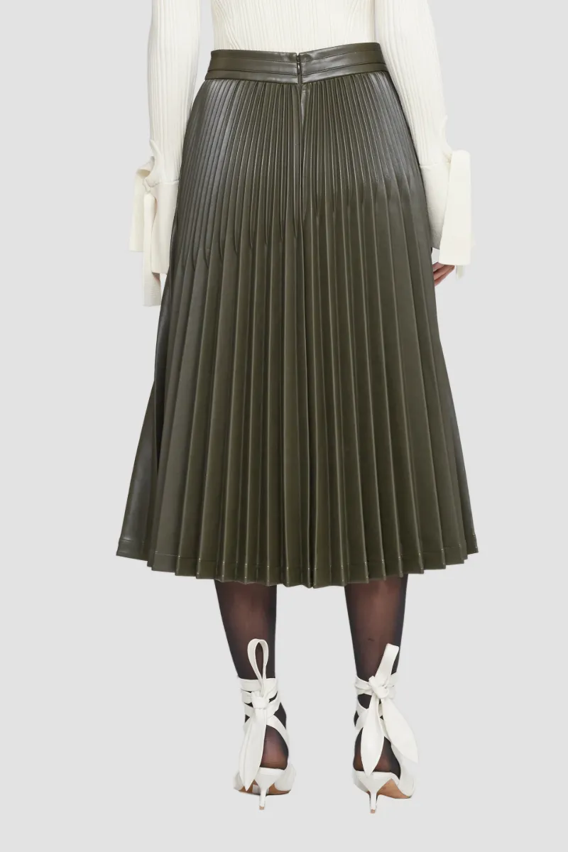 black pleated skirt for sale