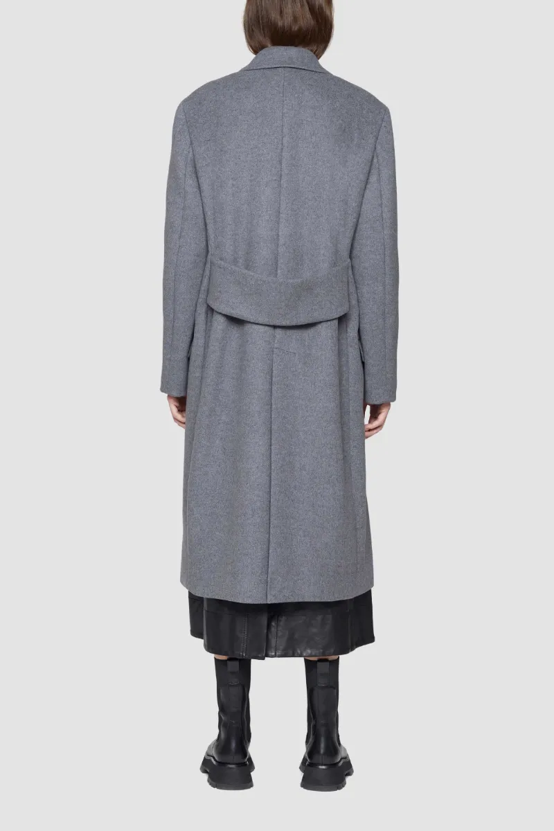 charcoal gray coat