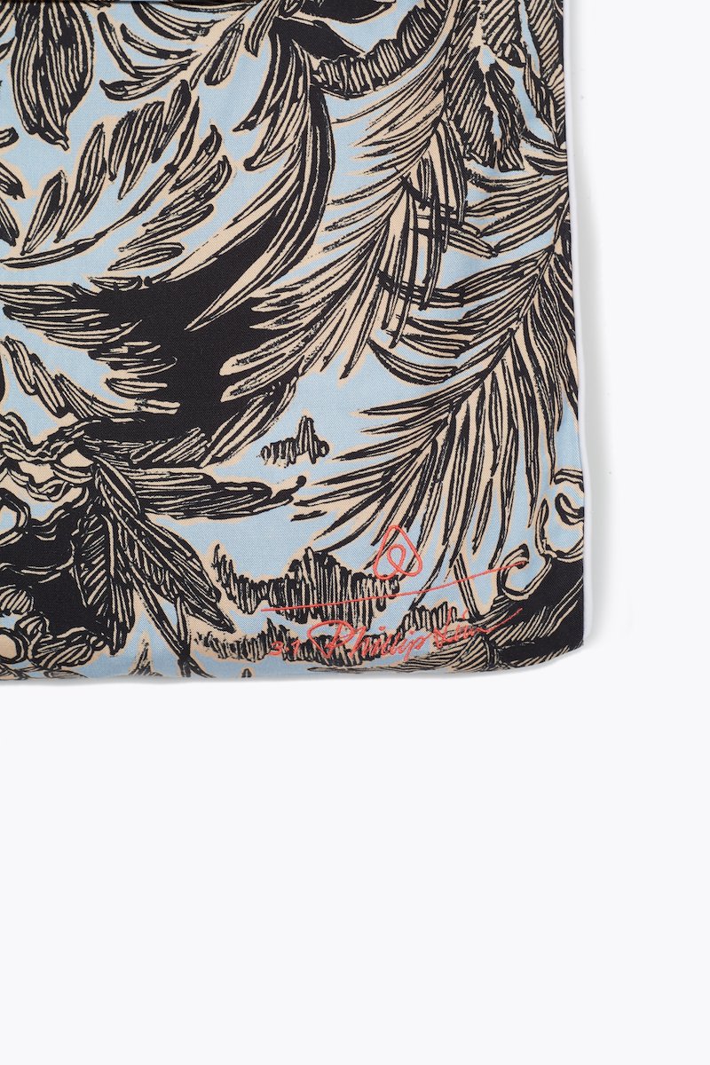 Men's Palm Springs Airbnb Pajama Set, SKY BLUE-BLACK Natural (Veg)->Cotton Men's Palm Springs Airbnb Pajama Set  from 3.1 Phillip Lim.- 3